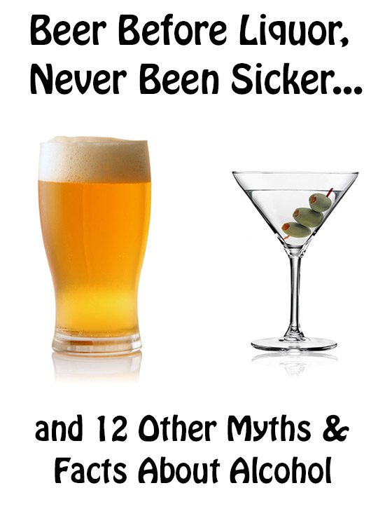 Beer Before Liquor, Never Been Sicker - Myths and Facts About Drinking Alcohol